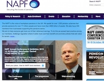 National Association of Pension Funds' website