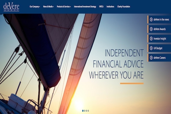 deVere website