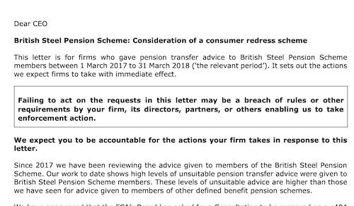 Dear CEO Letter