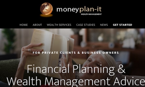 website of Money Plan-it (Wealth Management)