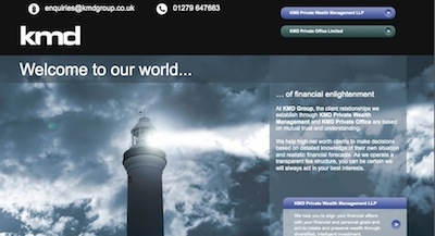 KMD Wealth website